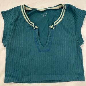 Urban outfitters out from under go for gold top in green M/L